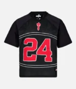 Black Nofs x Trapstar Short Sleeve NFL Jersey