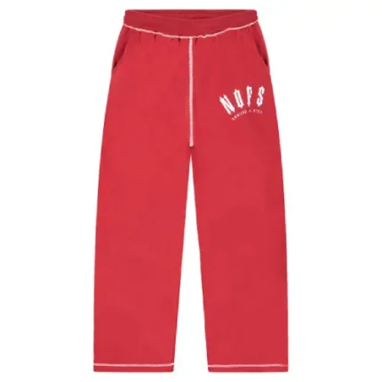 Exclusive Red Noneofus X Trapstar Jogger