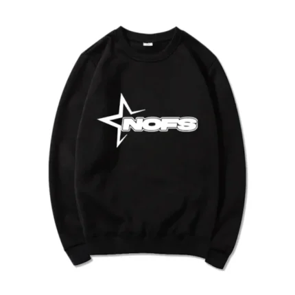 NOFS Casual Warm Sweatshirt Black