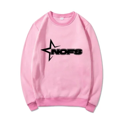 NOFS Casual Warm Sweatshirt Pink