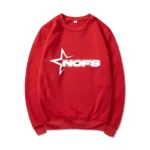 NOFS Casual Warm Sweatshirt Red