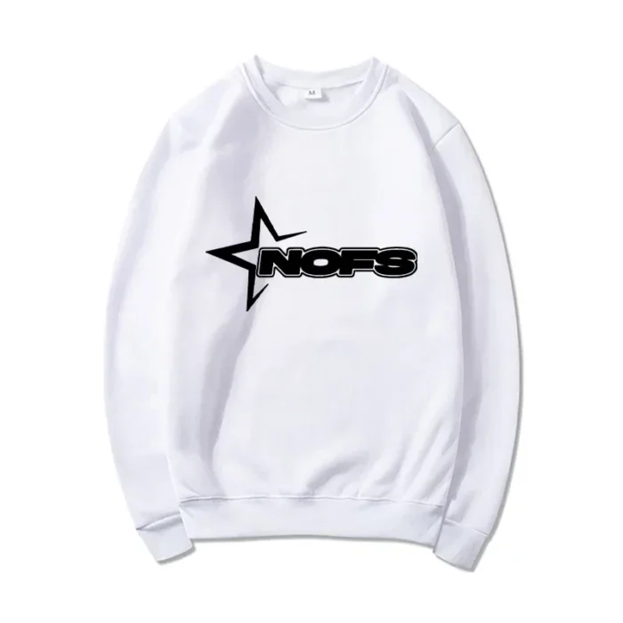 NOFS Casual Warm Sweatshirt White