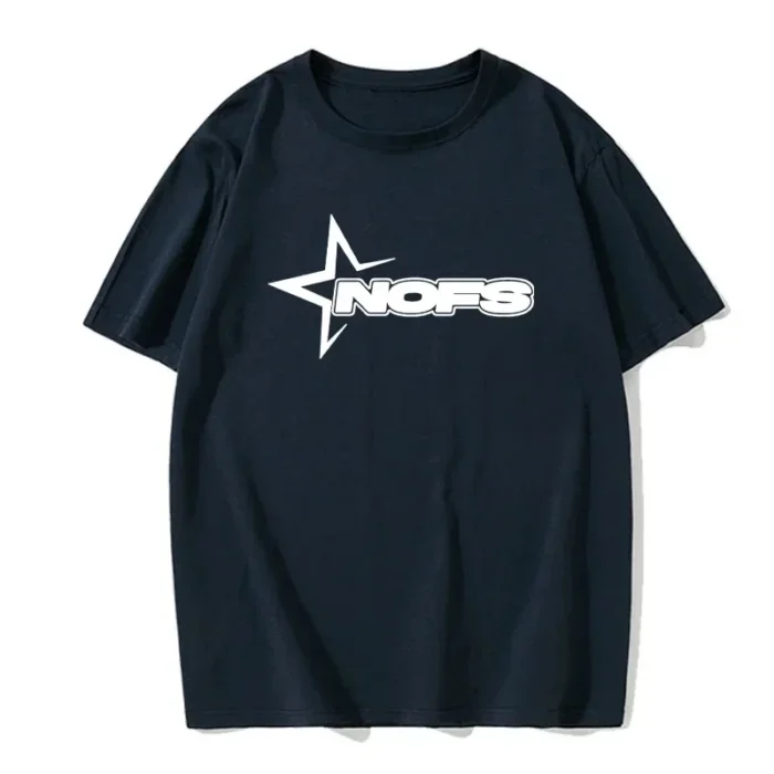 NOFS Navy Casual Summer Cotton T-Shirt