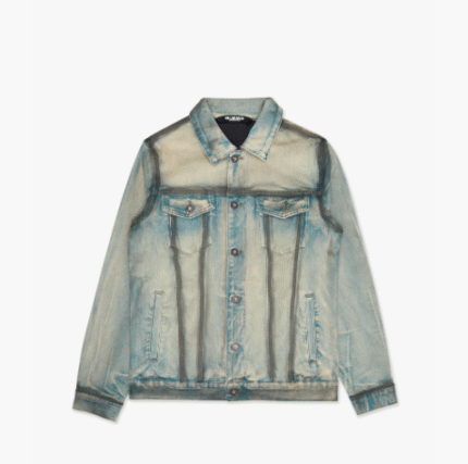 Nofs Denim Jacket Light Blue Black