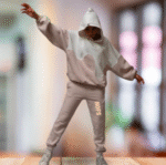 Nofs Marshmallow Pink Unisex Winter Fleece Tracksuit