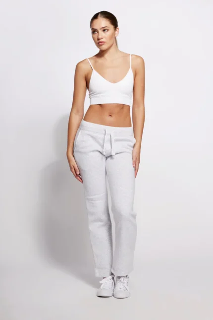 Nofs Sweatpant girl Straight Leg Light grey