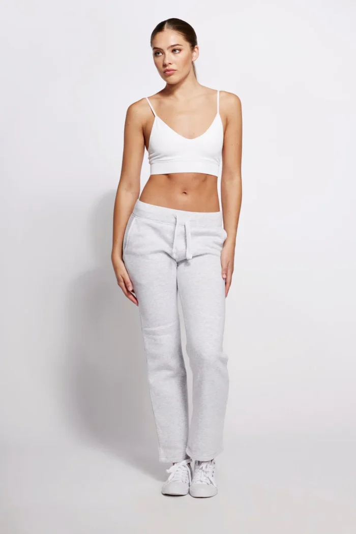 Nofs Sweatpant girl Straight Leg Light grey