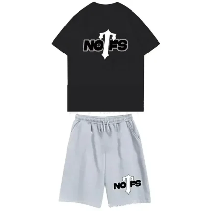 Nofs x Trapstar Summer Suit in Black & Grey