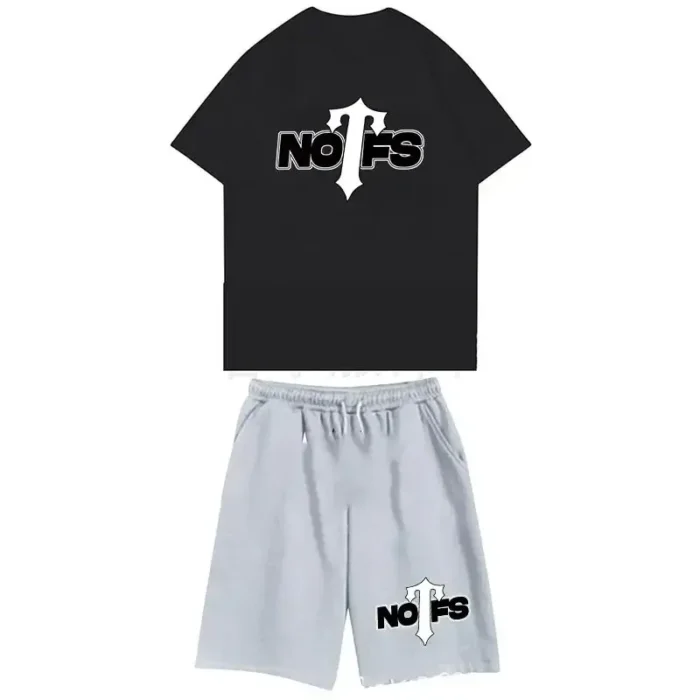 Nofs x Trapstar Summer Suit in Black & Grey