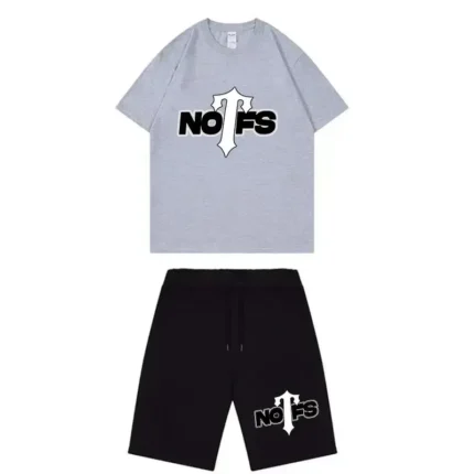Nofs x Trapstar Summer Suit – Gray and Black