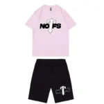 Nofs x Trapstar Summer Suit – Light Pink and Black