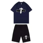 Nofs x Trapstar Summer Suit – Navy and Black