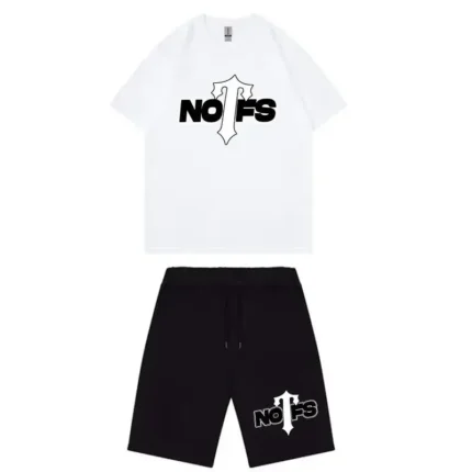 Nofs x Trapstar Summer Suit – White and Black