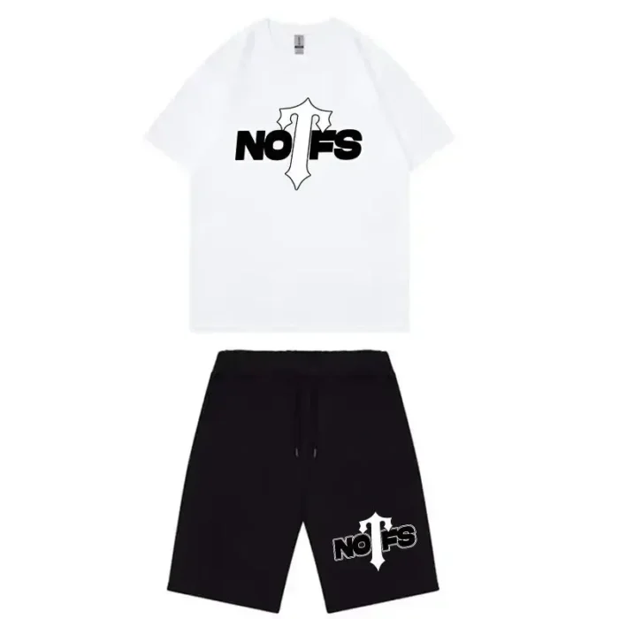 Nofs x Trapstar Summer Suit – White and Black