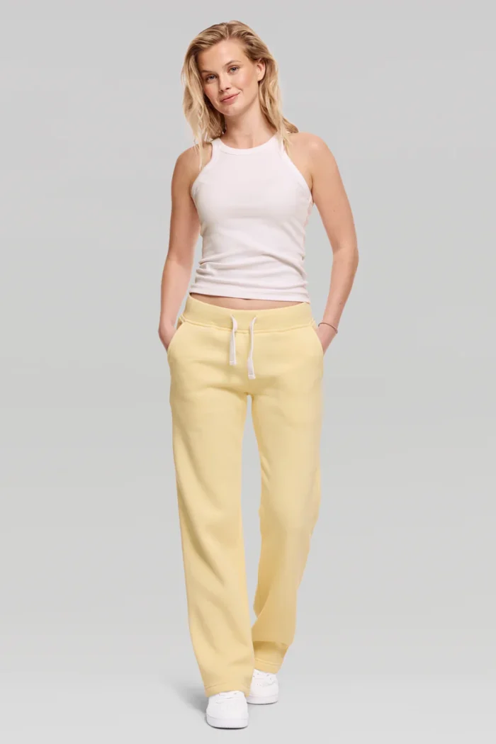 Noneofus Sweatpant Girl Straight Leg Lemon