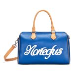 Blue Nofs Leather Bag