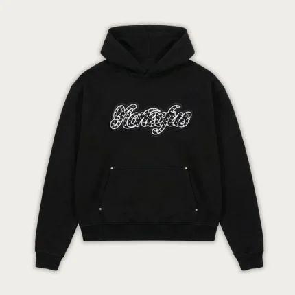 BLACK STUDS HOODIE