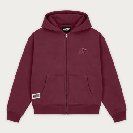 PURPLE BASIC ZIP HOODIE